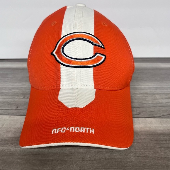 Chicago Bears NFL Football Reebok Vintage Streak Flex Hat Cap Orange - Picture 1 of 6